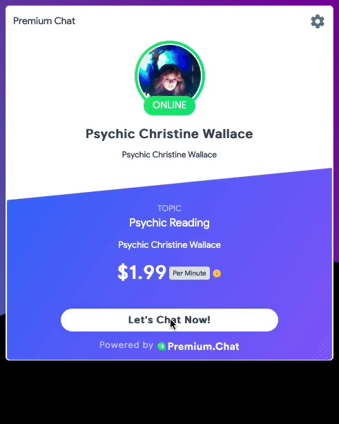 premium chat psychic demo