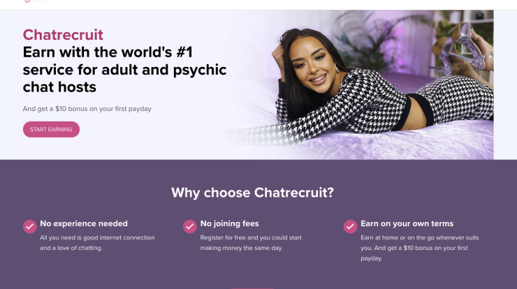 Chat Recruit Homepage