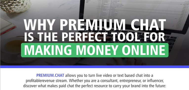 Premium Chat Making money online with chat